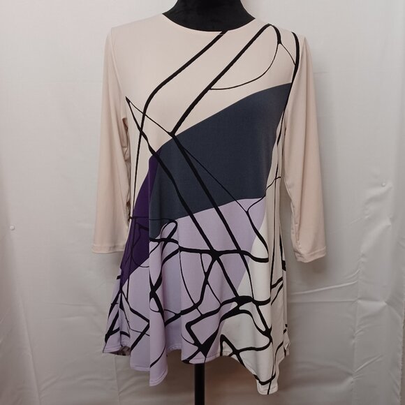 Women's Alfani Artsy Tunic Size PL (Petite 12-14) - Picture 1 of 8